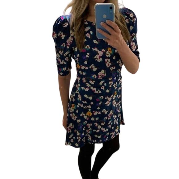 TANYA TAYLOR Liz Floral Silk Jacquard Dress Size 20 (US 14 /16) MSRP $495 - Picture 11 of 16